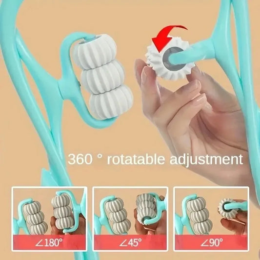 6 Wheel Pressure Point Neck Massager