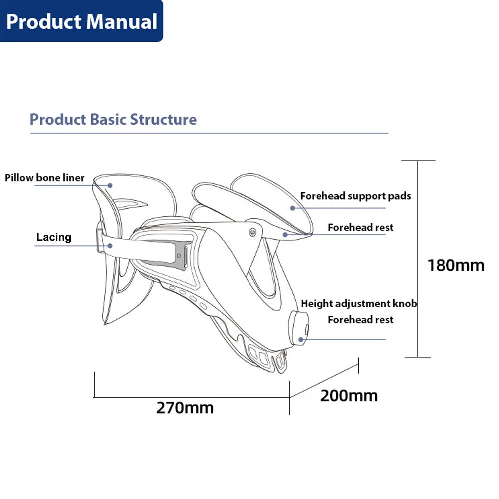 Air sac Adjustable Neck Stretcher Collar