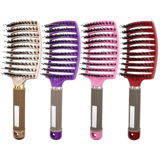 Hairdressing Comb Bristle Girls Scalp Massage