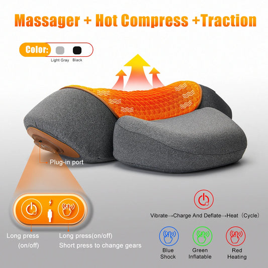 Electric Neck Massager Cervical Pillow