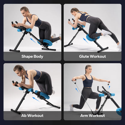MERACH Foldable Ab Trainer with Knee Protection