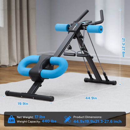 MERACH Foldable Ab Trainer with Knee Protection