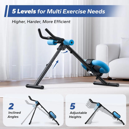 MERACH Foldable Ab Trainer with Knee Protection