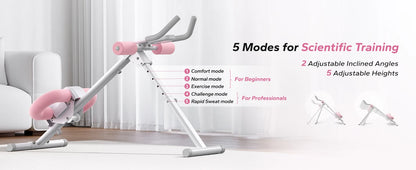 MERACH Foldable Ab Trainer with Knee Protection