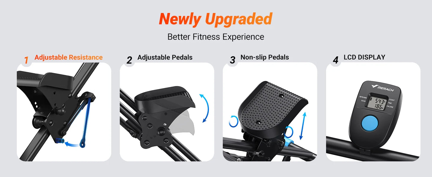 MERACH Vertical Climber for Full-Body Cardio