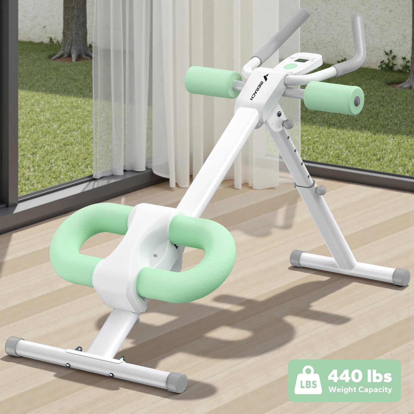 MERACH Foldable Ab Trainer with Knee Protection