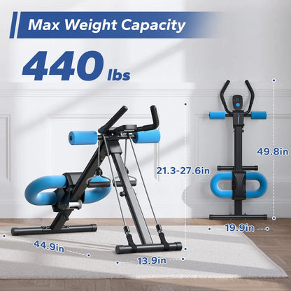MERACH Foldable Ab Trainer with Knee Protection