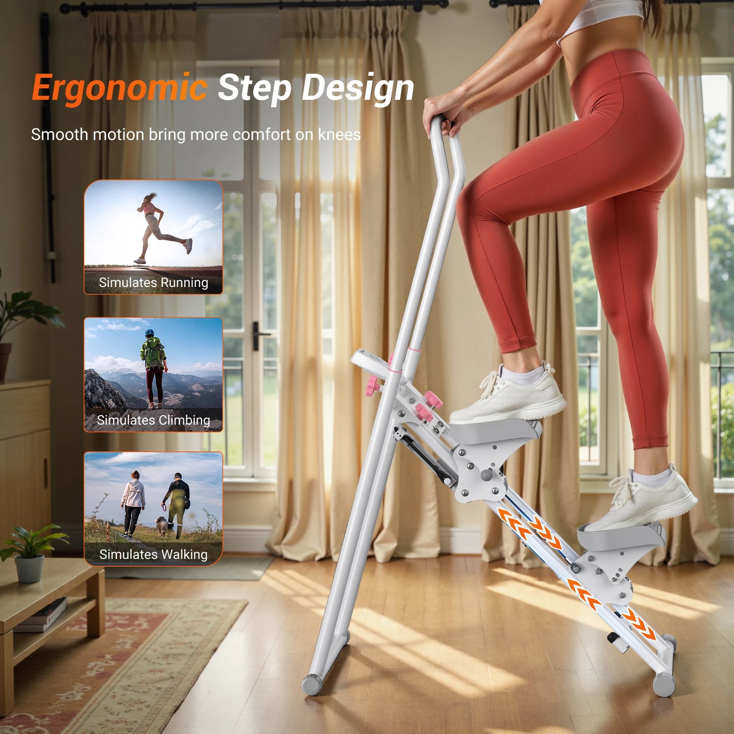 MERACH Vertical Climber for Full-Body Cardio