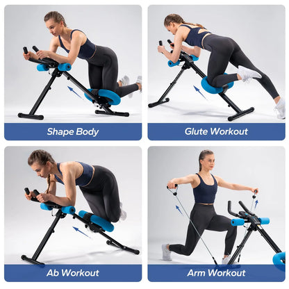 MERACH Foldable Ab Trainer with Knee Protection