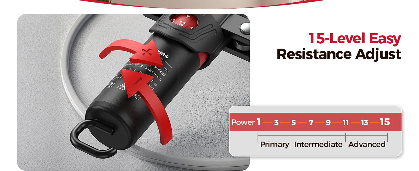 FLYBIRD 3-in-1 Hydraulic Arm Trainer and Ab Roller
