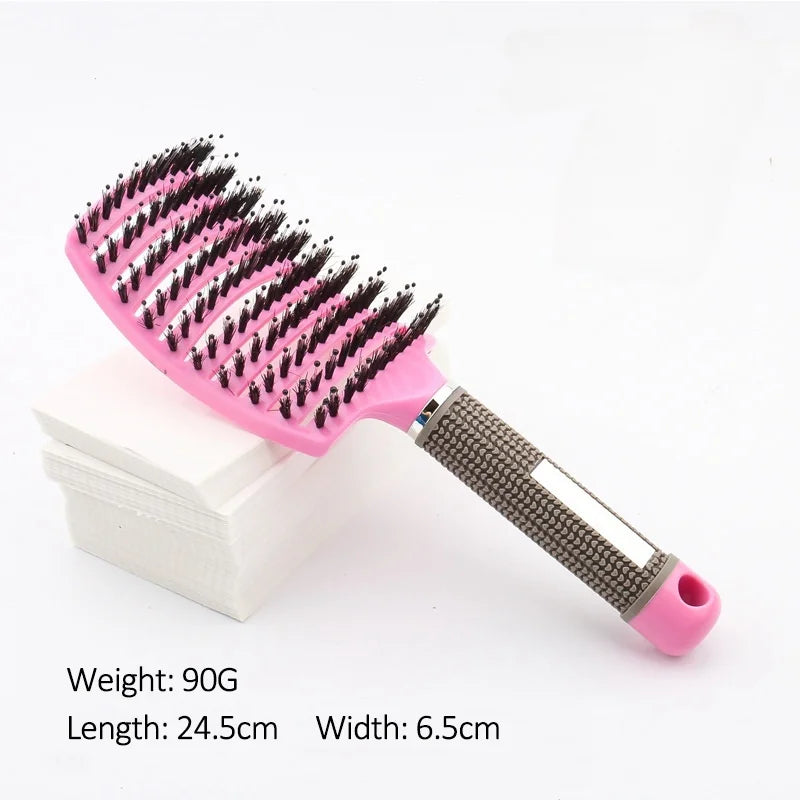 Hairdressing Comb Bristle Girls Scalp Massage