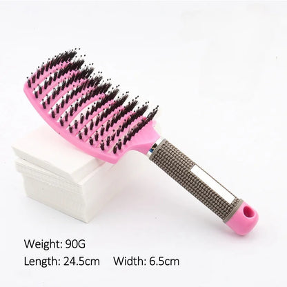 Hairdressing Comb Bristle Girls Scalp Massage