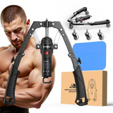 FLYBIRD 3-in-1 Hydraulic Arm Trainer and Ab Roller