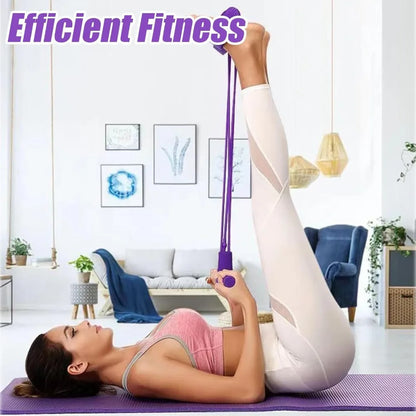 4-Tube Resistance Band Set with NBR Handles