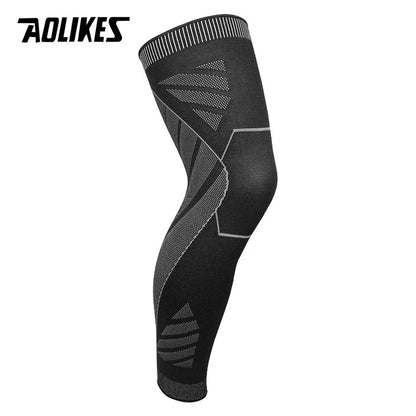 Sports Full Leg Compression Sleeves Knee Braces Support Protector