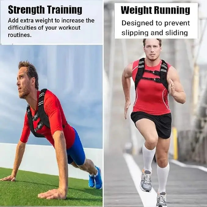 Weighted Vest for Men and Women, 12-30 lbs