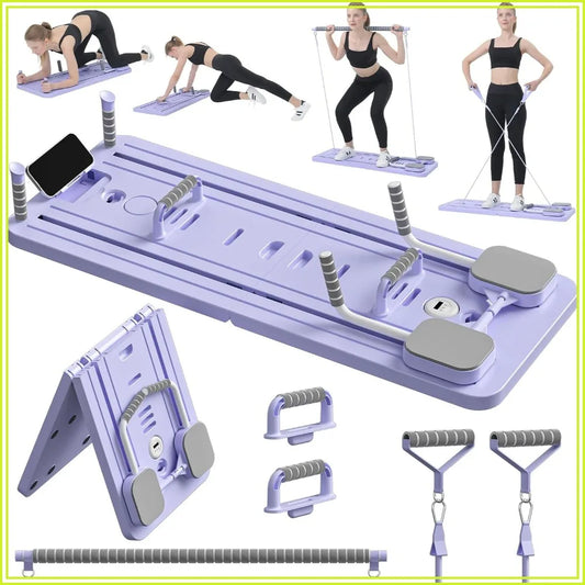 5-in-1 Foldable Pilates Reformer Sliding Board