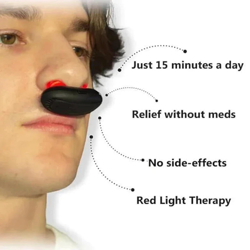 Cordless Red Light Nasal Therapy Device
