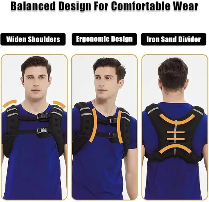 Weighted Vest for Men and Women, 12-30 lbs