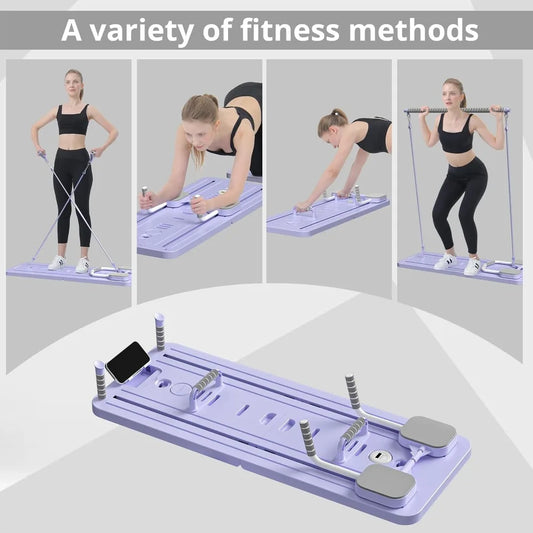 5-in-1 Foldable Pilates Reformer Sliding Board