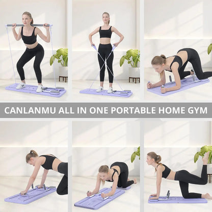 5-in-1 Foldable Pilates Reformer Sliding Board