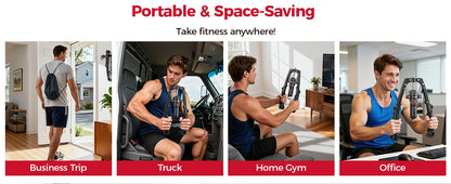 FLYBIRD 3-in-1 Hydraulic Arm Trainer and Ab Roller