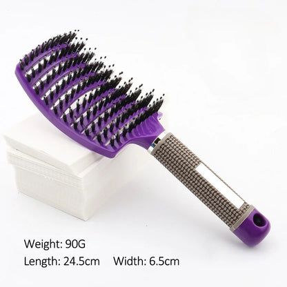 Hairdressing Comb Bristle Girls Scalp Massage