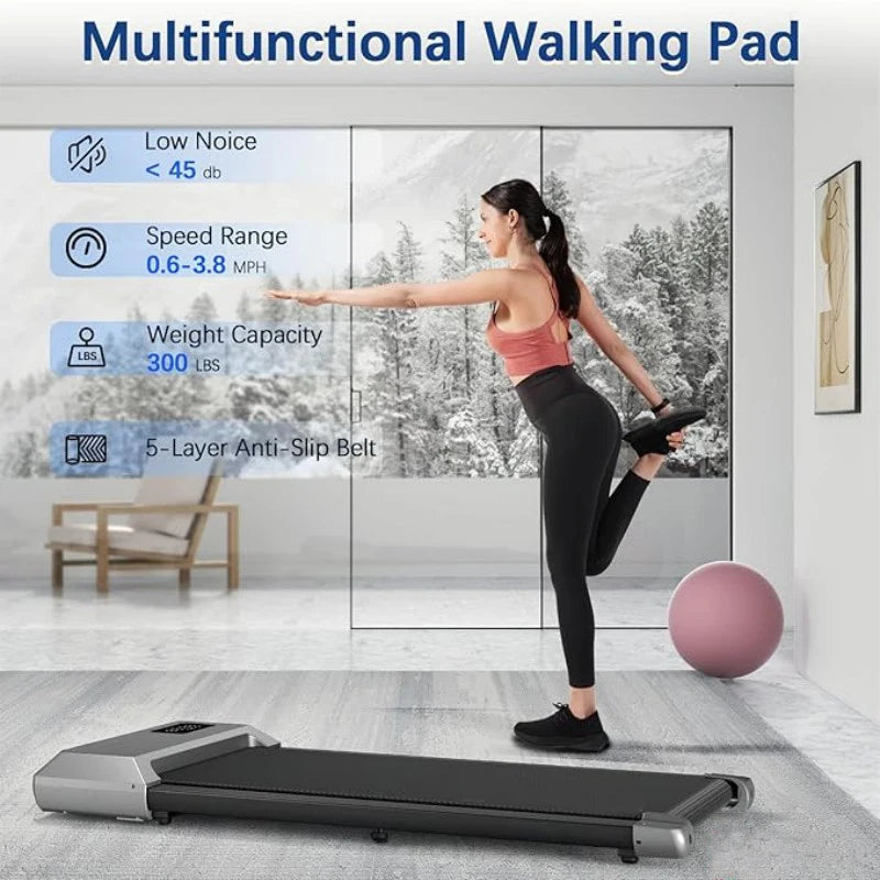 DayStride flat walking deck shown with remote control