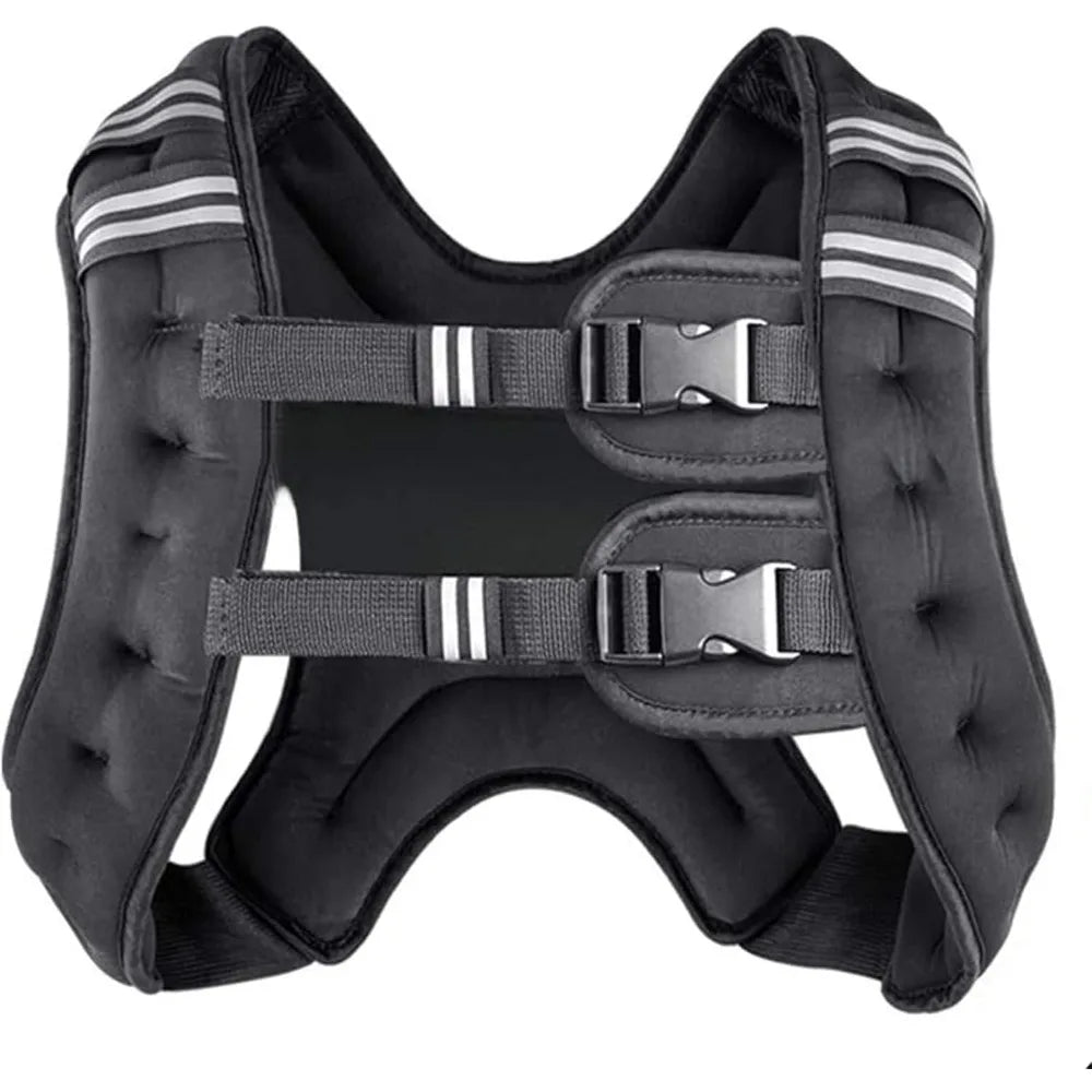 Adjustable Weighted Vest, 8-30 lbs, Reflective Stripe