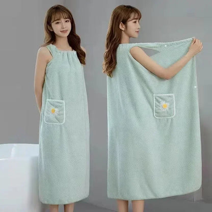 Quick Dry Absorb Water Wearable Bath Towel
