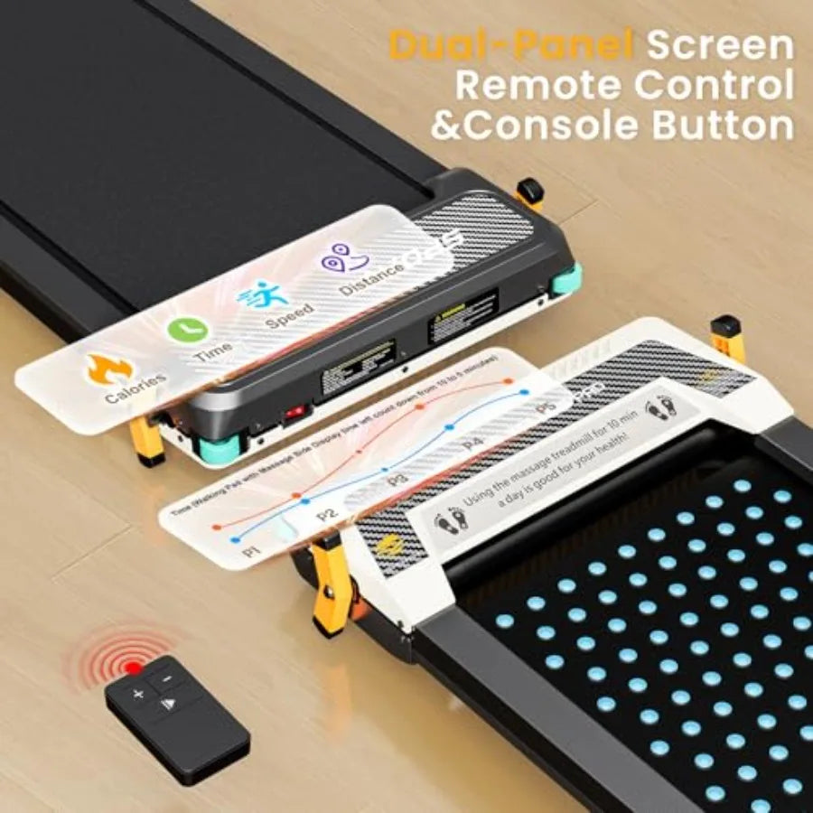 DuoStride walking and textured massage surfaces with remote control