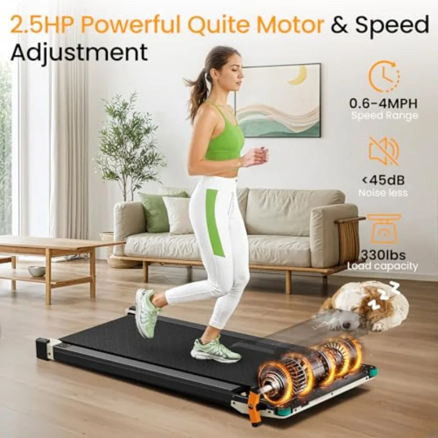 DuoStride walking belt and motor illustration